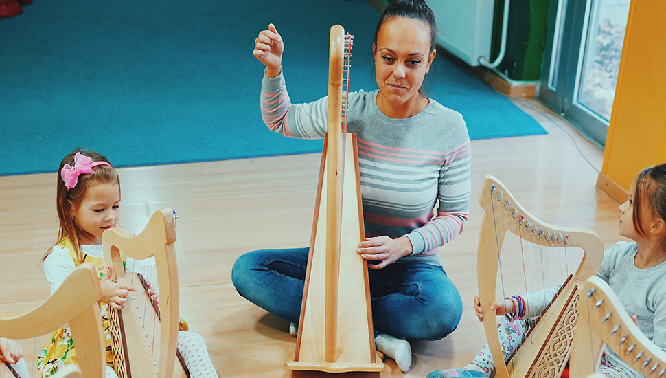 Harfinna harfe grupne radionice za decu Harpomania