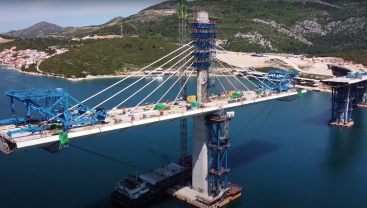 Kinezi će tražiti još 60 miliona evra za Pelješki most?