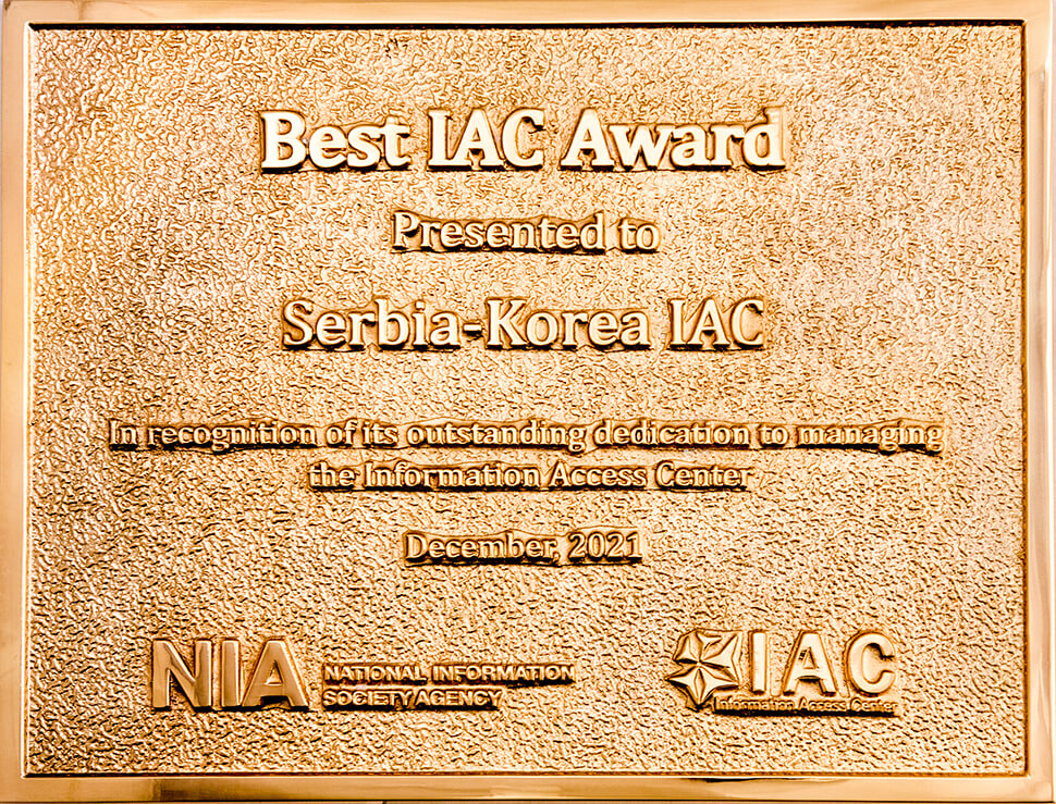 Best IAC Award 