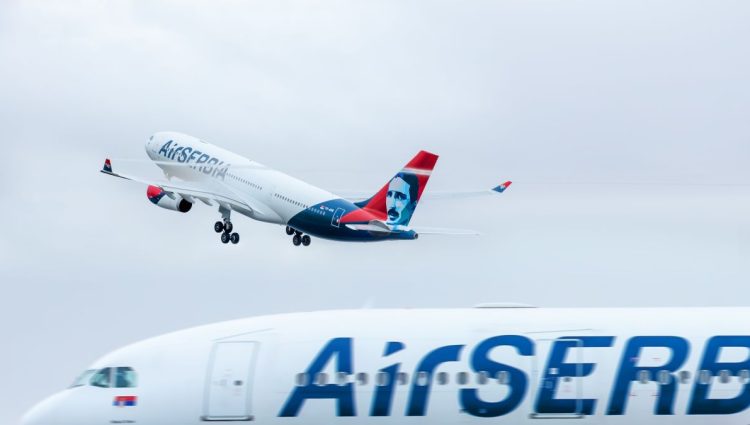 Air Serbia prevezla 298.322 putnika u novembru