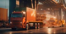 container-truck-ship-port-ai-generated-image
