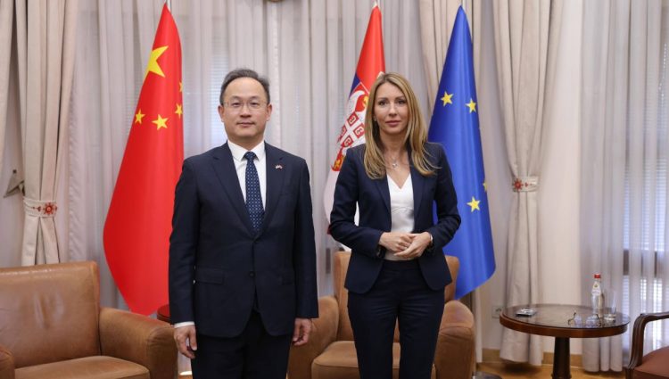 Đedović Handanović sa ambasadorom Kine o poseti Sija i saradnji u energetici i rudarstvu
