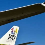 U Beograd stigao novi avion kompanije Air Serbia sa vizuelnim identitetom EXPO 2027