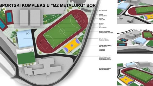 Bor će dobiti novi sportski kompleks vredan više od šest miliona evra