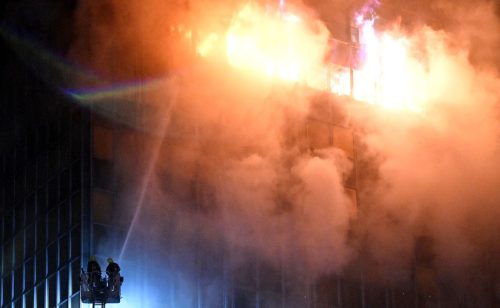 Izgoreo Vjesnikov soliter u centru Zagreba