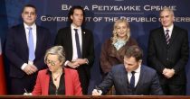 Potpisan Ugovor za projektovanje i izgradnju prve linije beogradskog metroa siniša mali vlada metro potpisivanje tanjug
