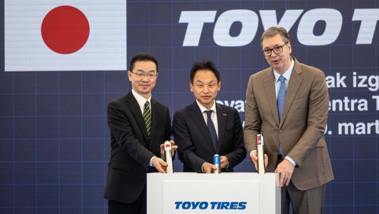 Kompanija Toyo Tire postavila kamen temeljac za centar za istraživanje u Inđiji