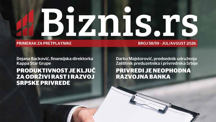 Biznis.rs magazin – Broj 58/59, jul/avgust 2026.