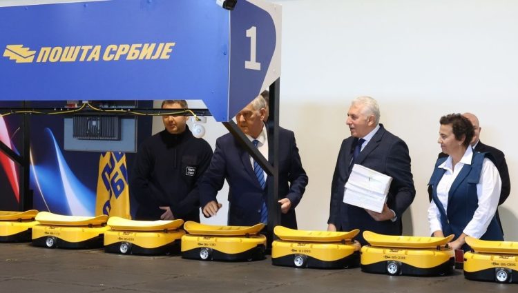 Pošta Srbije otvorila poštansko-logistički centar u Subotici s robotima za sortiranje pošiljki